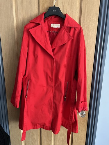 Michael kors red trench coat - michael,