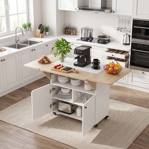 Foldable mobile kitchen island - foldable,