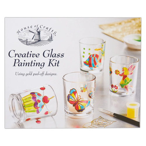 House crafts creative glass - house,