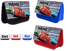 PERSONALISED (Custom) LIGHTNING MCQUEEN Pencil Case Bag - School Kids Gift