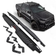 Running Board Side Steps Foot Rails for Ford Ranger Double Cab T6 T7 T8 2012 21