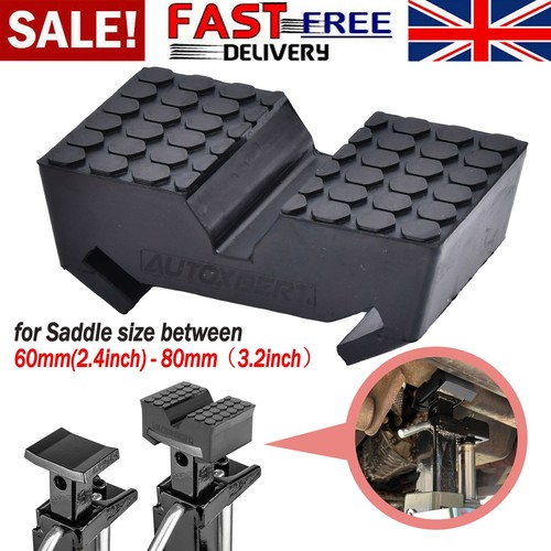 Rubber jack pad car axle - rubber,