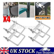 4 Sets Square U-Bolts