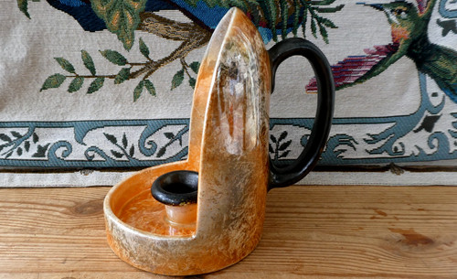Vintage pottery chamber - chamber, stick/