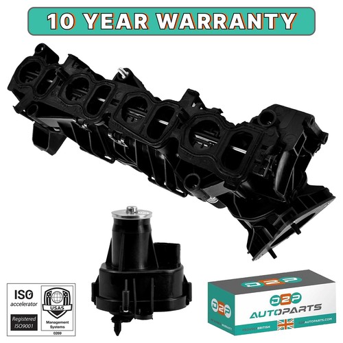 Inlet manifold with - swirl, flap