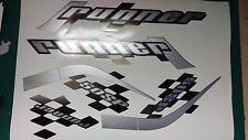 Gilera Runner 50 sp 125 st new shape sticker set white soul REP, silver Decals