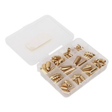 .46pcs Fishing Brass Sinkers