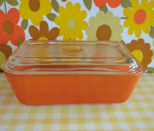 Vintage Duralex Pyrex Orange