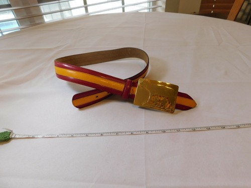 Moschino belt vintage gold - belt, cow