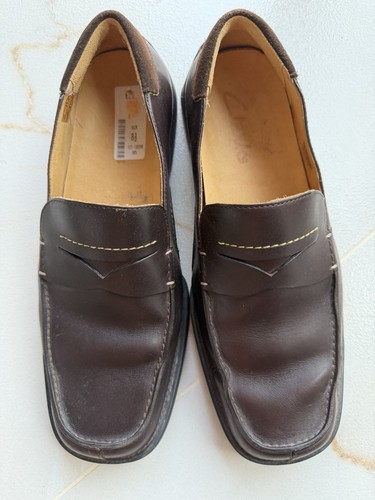 Mens clarks slip - mens, dark