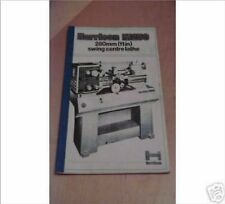 Harrison M250 Lathe Manual