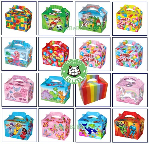 Childrens party food boxes - childrens,
