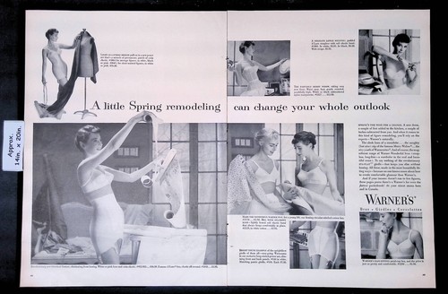 1956 warner bras girdles - 1956, warner's