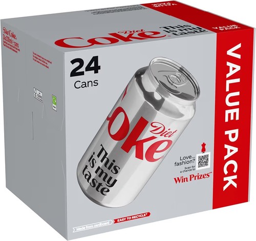 Diet coke can - 330, ml