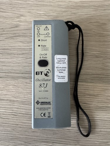 Greenlee tg600j oscillator - greenlee,