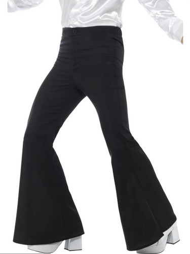 Flared trousers mens black - flared,