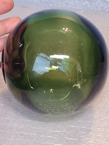 Old green glass - glass, float