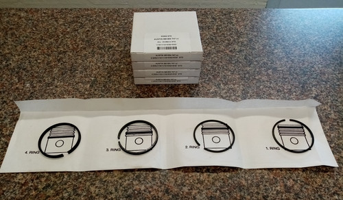 Austin seven piston ring - piston, set