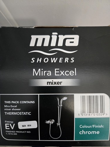 Mira excel thermostatic shower - thermostatic,
