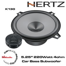 Hertz UNO K130 - 13cm 5.25"  2 Way Car Audio Component Speakers 220W 