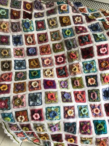 Handmade crochet blanket - handmade,