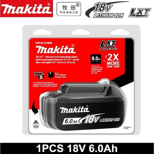 Genuine makita 18v 0ah - genuine, 6.0ah