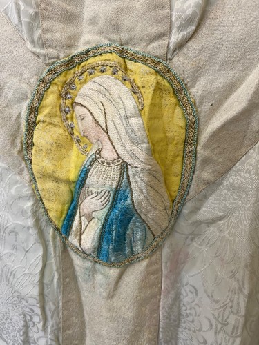 Vintage embroidered vestment - vintage,