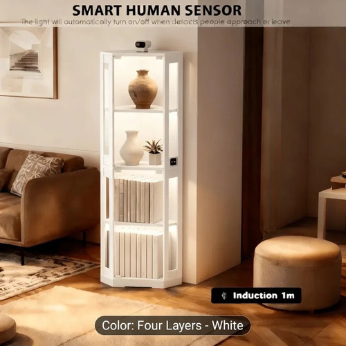 Corner glass display - glass, cabinet