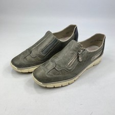 Rieker Women's Grey Leather