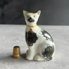 Antique Miniature Staffordshire Cat Circa 1860 AF