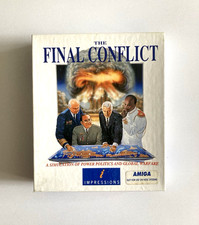 The Final Conflict Commodore Amiga Big Box Game Impressions 1990 Untested
