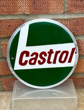 Large Castrol Oil Sign Cast
