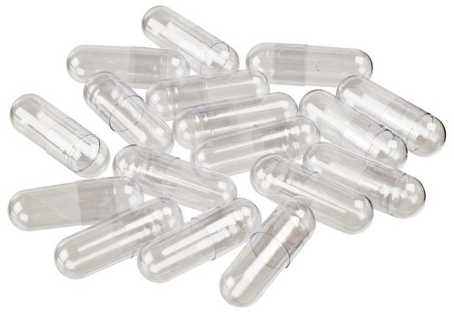 Empty capsules clear gelatine - empty,