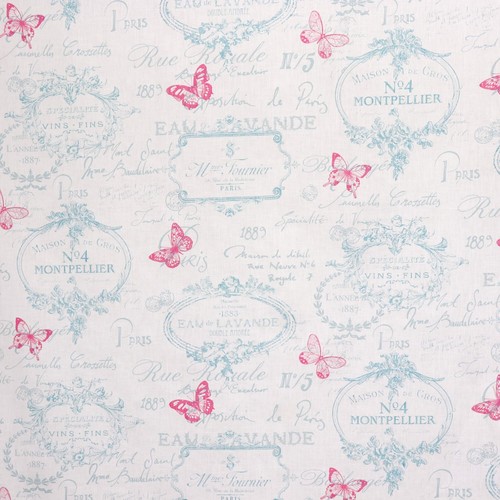 Paris toile aqua linen - toile,