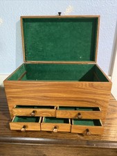 vintage wooden machinist tool