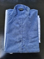 Mens Blue Kurta Pyjama Size 38