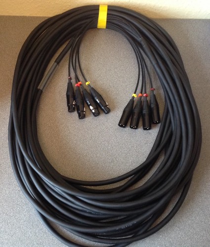 Way xlr loom 30m black - xlr,