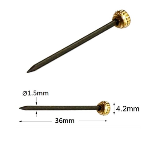 Brass headed picture - brass, wall
