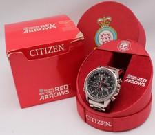 Citizen Eco Drive Royal Air Force Red Arrows WR200 Men's Wrist Watch