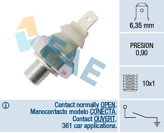 Fae 12930 oil pressure switch - fae,