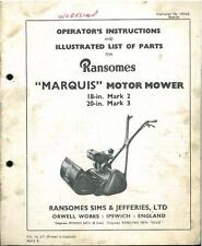 RANSOMES MARQUIS 18" MK2 20"
