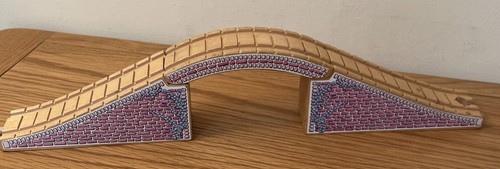 Wooden part brick bridge - wooden,