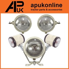 White Headlight Butler Plough