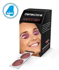 Deflectors Disposable UV Sunbed Tanning Eye Protection Goggles Rolls or Packs