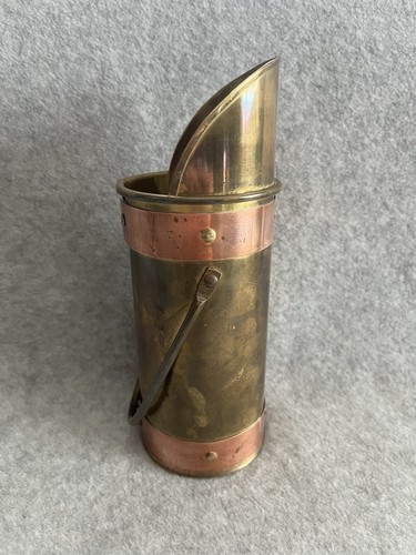 Vintage copper and brass - copper, match