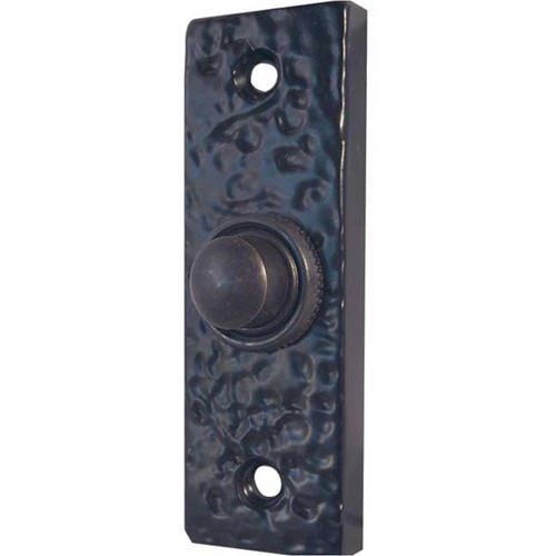 Vintage black antique bell - black,