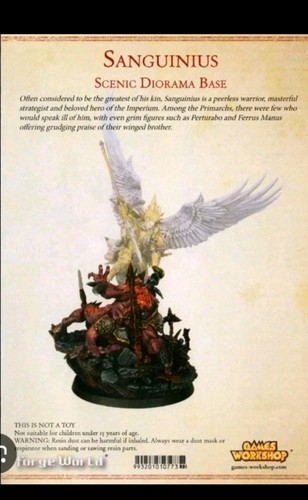 Forgeworld sanguinius dioramma - forgeworld,