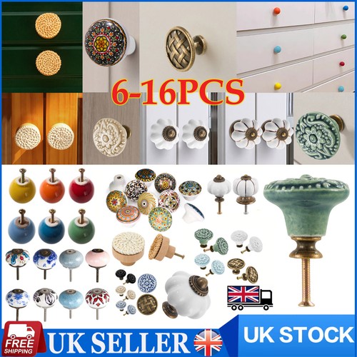16pcs ceramic door knobs - ceramic,