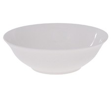 White bone china cereal bowl soup bowl SET OF 4 cereal bowls bowls 15cm 6" dish