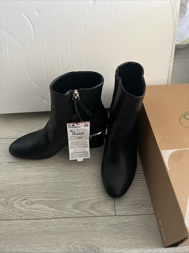 Zara black heeled boots size - zara,